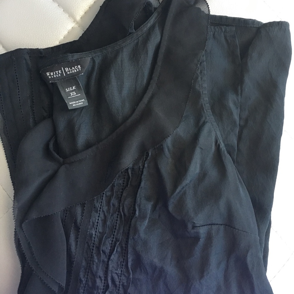 silk black tank